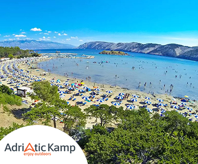 Adriatic Kamp, kamp San Marino, Rab: glamping šotori