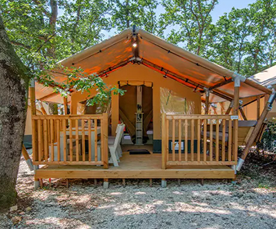 Adriatic Kamp, kamp San Marino, Rab: glamping šotori