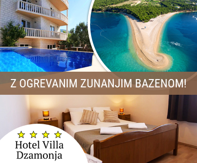 Hotel Villa Džamonja 4*, Bol na Braču, oddih