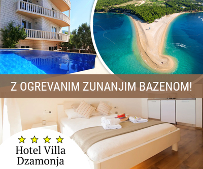 Hotel Villa Džamonja 4*, Bol na Braču, oddih