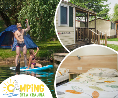 Camping Bela Krajina: 2x nocitev v mobilni hiški