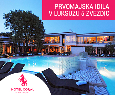 Hotel Coral 5*, Umag: prvomajski oddih