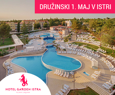 Hotel Garden Istra 4*, Umag: prvomajski oddih