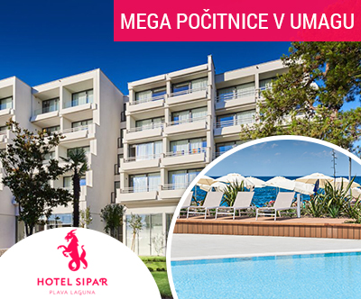 Hotel Sipar 4*, Umag: prvomajski oddih