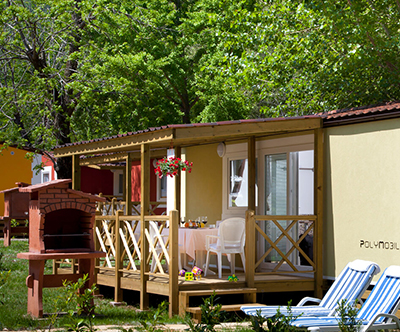 Turistično naselje Medveja 3*: mobilna hiška Premium
