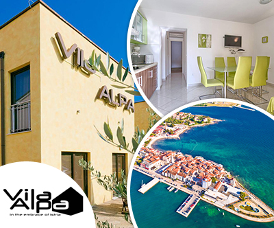 Vila Alpa, Umag: oddih v apartmaju