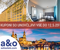 A&O hoteli, Dresden: 2x nočitev