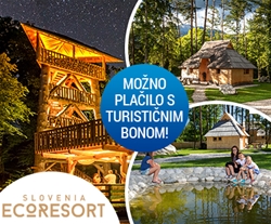 Slovenia Eco resort, glamping hiške: turistični bon