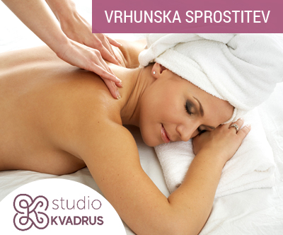Studio Kvadrus: masaža po izbiri (60 min)