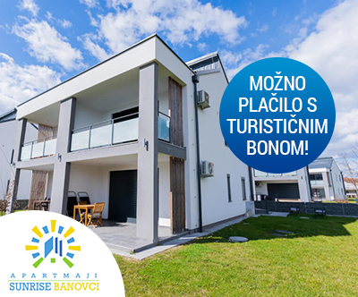 Apartmaji Sunrise Banovci: turistični bon