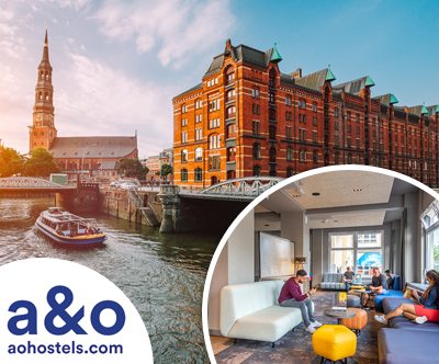 A&O hostel, Hamburg: odddih v dvoje 