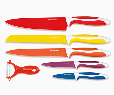 Odlicen set keramicnih nožev in lupilnikov InnovaGoods