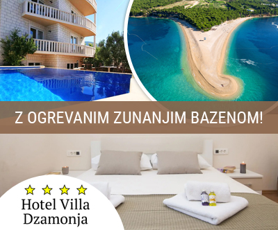 Hotel Villa Džamonja 4*, Bol na Braču, oddih