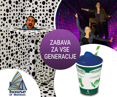 Ogled Hiše iluzij, vstopnica za odrasle