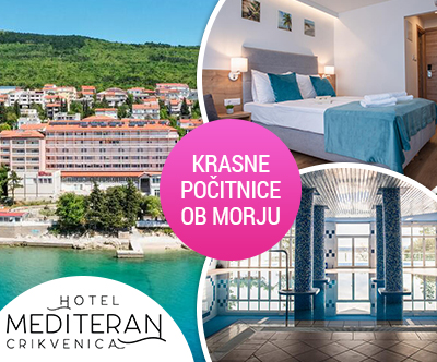 Hotel Mediteran 3* Crikvenica, oddih s polpenzionom 