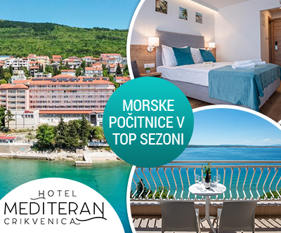 Hotel Mediteran 3* Crikvenica, oddih s polpenzionom 