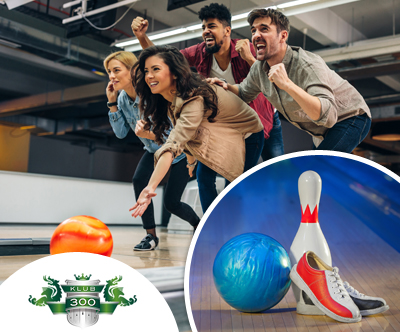 Bowling klub 300: 1 ura blowlinga za do 5 oseb