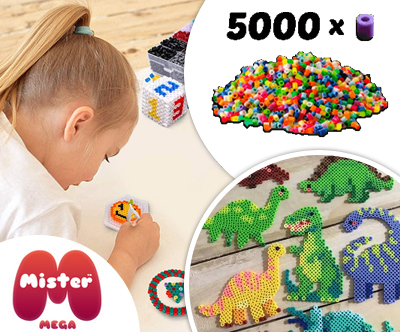 Ustvarjalni set perlic za likanje 3DTOY
