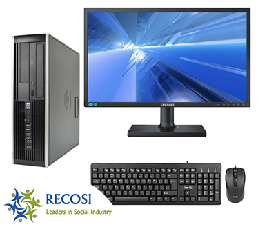 Racunalnik HP Copaq z monitorjem, miško in tipkovnico