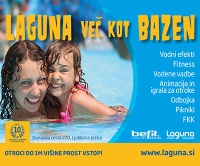 Kopališče Laguna mestna plaža: kupon za kopalno karto