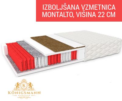 Vrhunska vzmetnica Königsmann Montalto