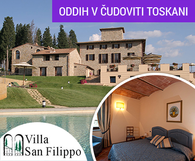 Villa San Filippo: oddih v Toskani