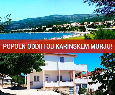 Apartmaji Margit, Gornji Karin: počitnice v apartmaju