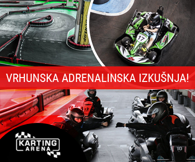 Karting Arena Zagreb, adrenalinska vožnja