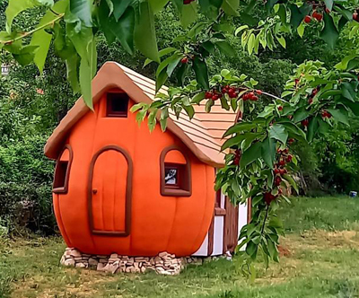 Krka Fairytale village, oddih v mobilni hiški
