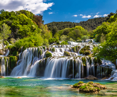 Krka Fairytale village, oddih v mobilni hiški