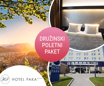 Hotel Paka 4*, Velenje: turistični bon