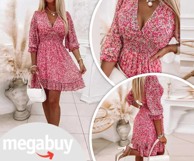 FloralDress, lahka in trendi poletna obleka