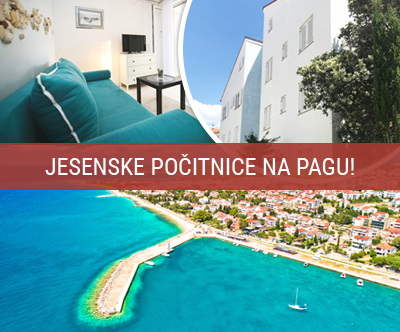 Apartmaji Blue & Gold On the Beach, Novalja, Pag