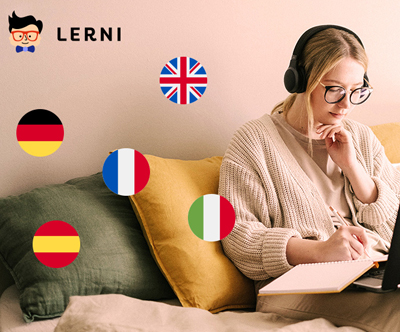 Lerni: 12-mesecni online tecaj tujega jezika