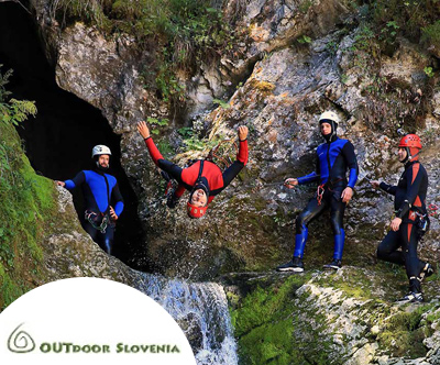 Outdoor Slovenija; adrenalinska avantura - soteskanje