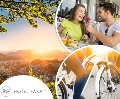 Hotel Paka 4*, Velenje: najem e-koles