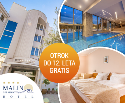 Hotel Malin 4*, Malinska, Krk: 2x nočitev, izlet