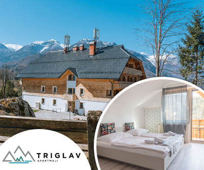 App. Triglav 3*, Bohinj: 2x nočitev
