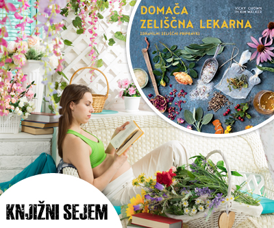 Knjižnisejem: knjiga Domača zeliščna lekarna