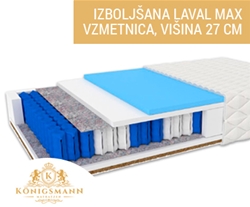Vrhunska vzmetnica Königsmann Laval Max Vrhunska vzmetnica Königsmann Laval Max