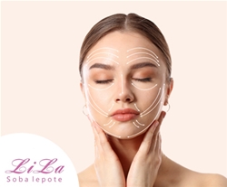 Soba lepote LiLa: masaža obraza, oblikovanje obrvi