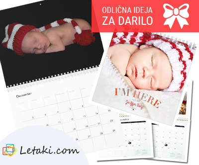 Personaliziran A4 koledar z vašimi slikami (13 listov)