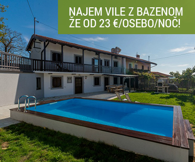 Najem luksuzne Vile Sistiana z bazenom