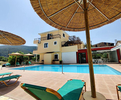 Hotel Odyssion*** na otoku Lefkas v Grčiji