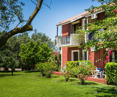 Dendrolivano aparthotel*** na otoku Kefalonija v Grčiji