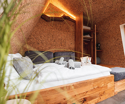 Nesting resort Posestvo SONČNI RAJ, Vodole: mega oddih