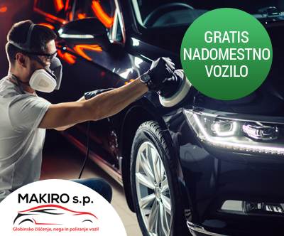Center za nego vozil Makiro: poliranje vozila, pranje