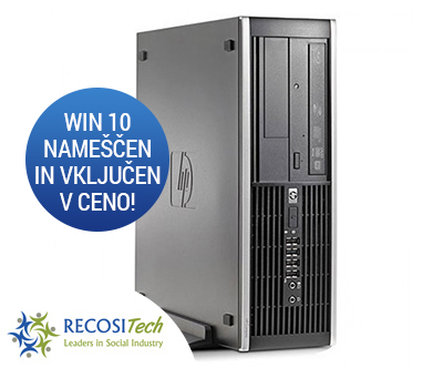 Obnovljen namizni računalnik HP Compaq 8300 Elite SFF