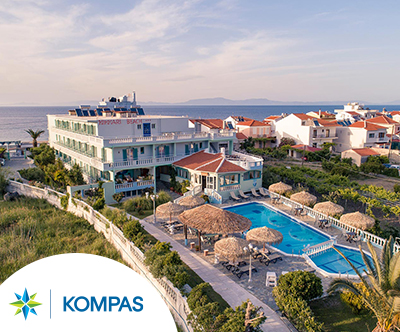 Hotel Kokkari Beach 3* otok Samos, Grčija