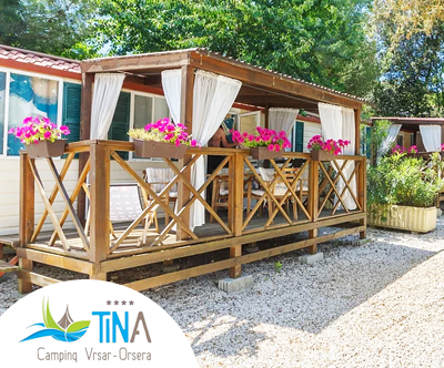 Najem mobilne hiške Standard; Camping Tina 4* Vrsar